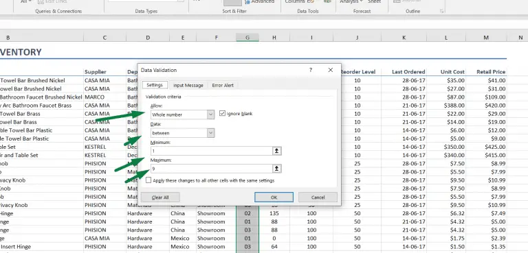 How to create error message in Excel (3 Simple Steps)