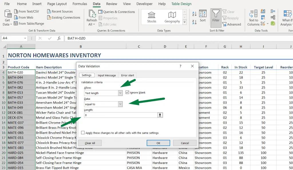 How to create error message in Excel (3 Simple Steps)