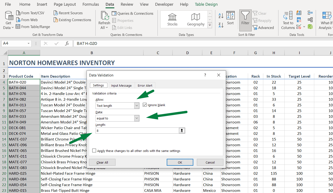 How to create error message in Excel (3 Simple Steps)