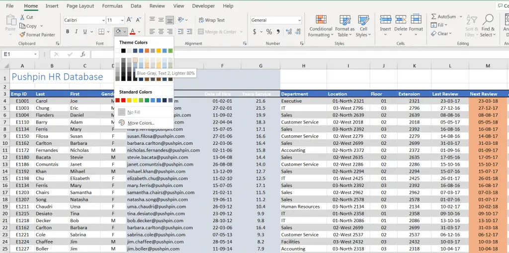 Hiding-Gridlines-in-Specific-Row-Column