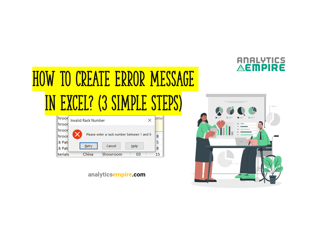 How to Create Error Message in Excel