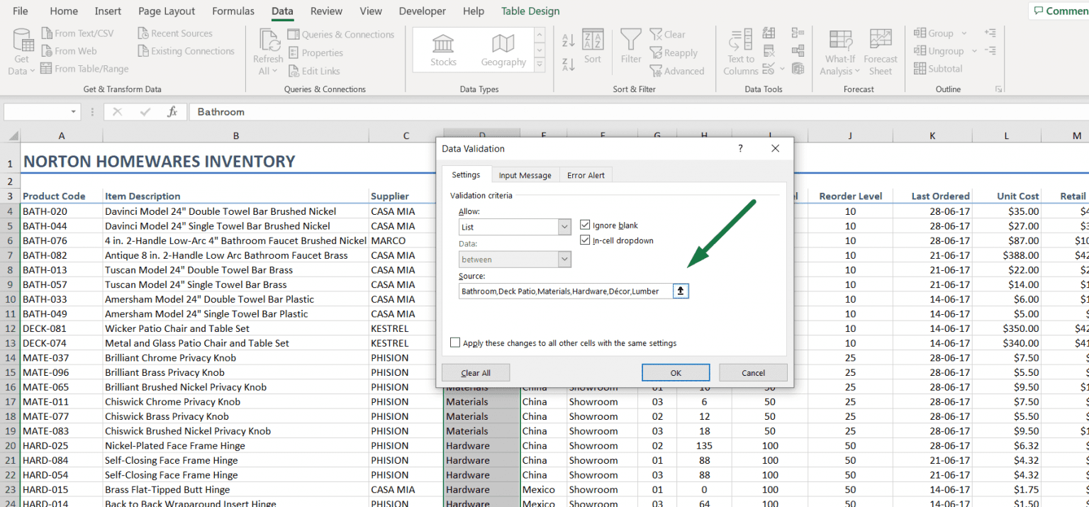 how-to-make-a-drop-down-list-in-excel-3-easy-steps