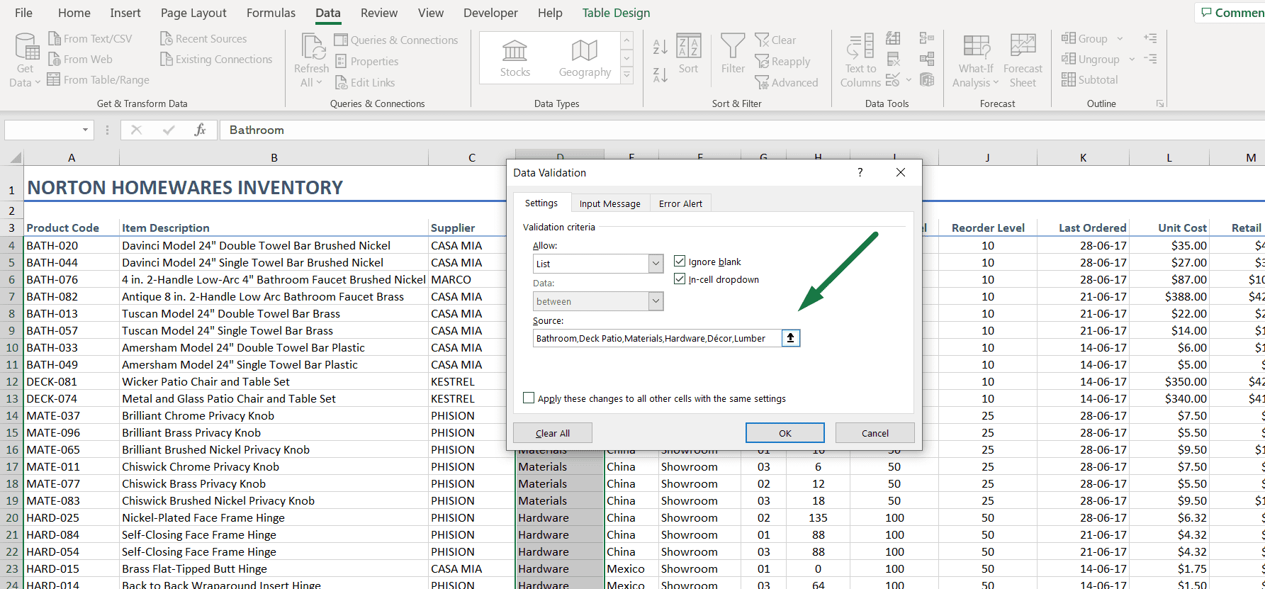 Make-a-Drop-Down-List-in-Excel-Manually 