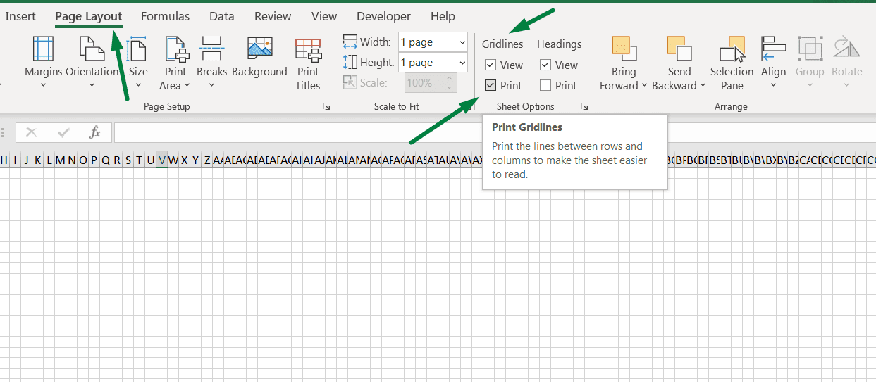 How to Make Graph Paper in Excel (7 Easy Steps)