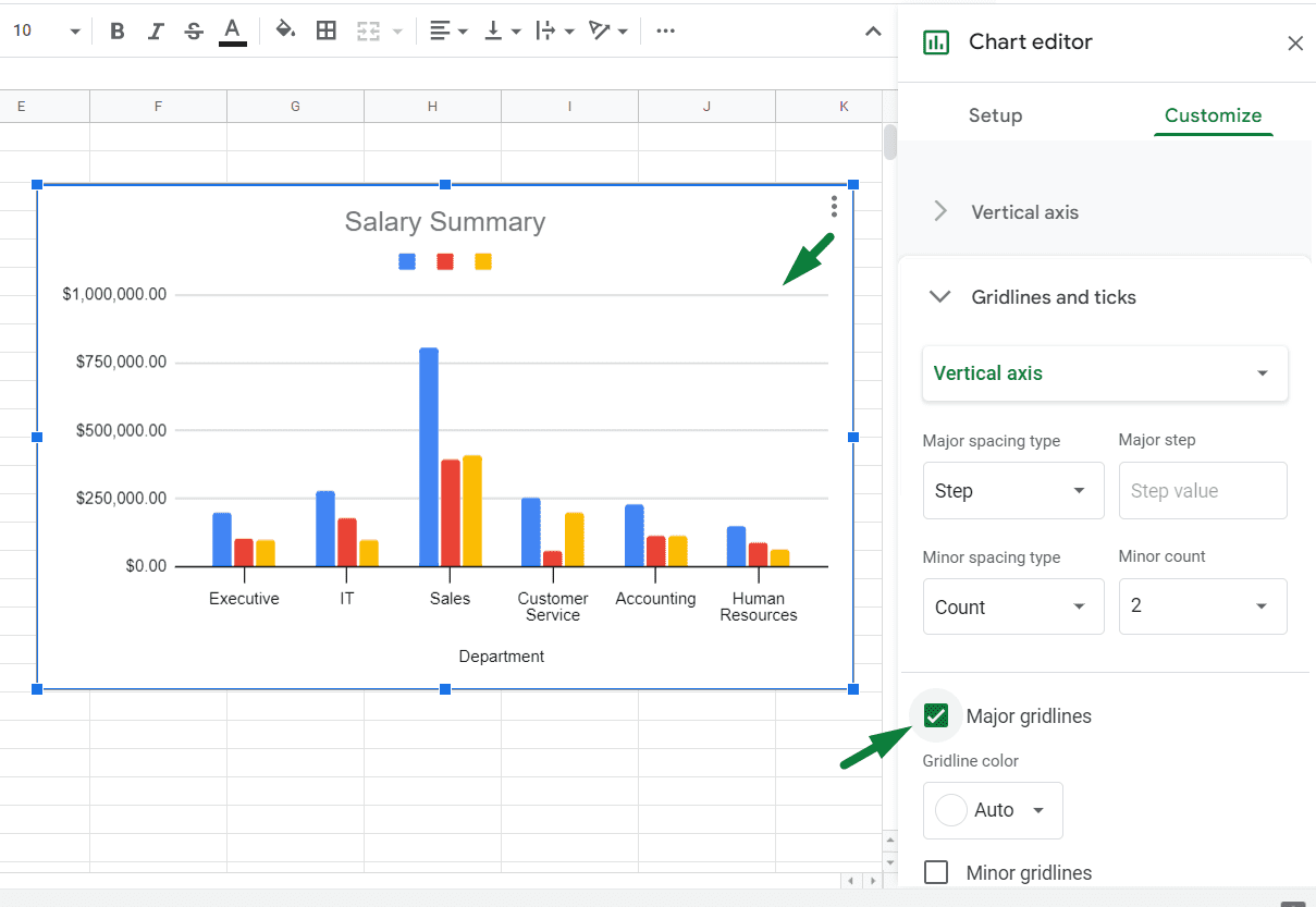  How To Show Gridlines In Google Sheets In 3 Clicks 