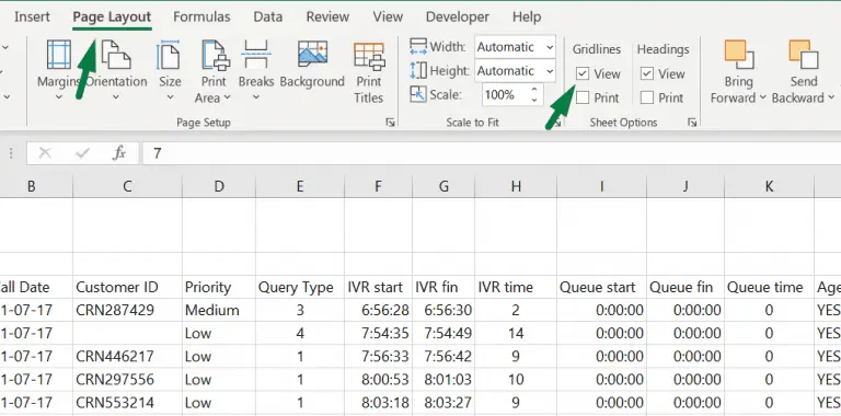 How to Show Gridlines in Excel (With 3 Shortcuts)