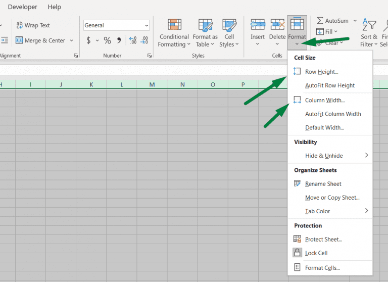 How to Make Graph Paper in Excel (7 Easy Steps)