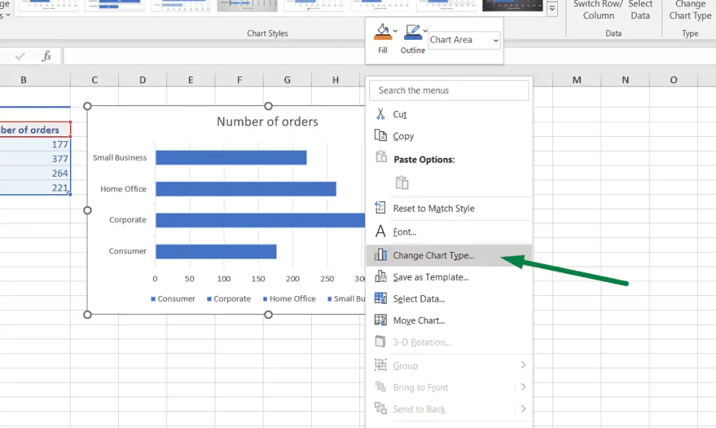 How to Change Chart Type In Excel [In 2 Ways]