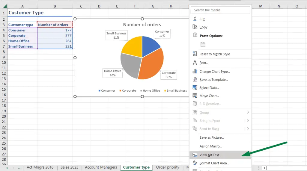 how to add text below chart in excel