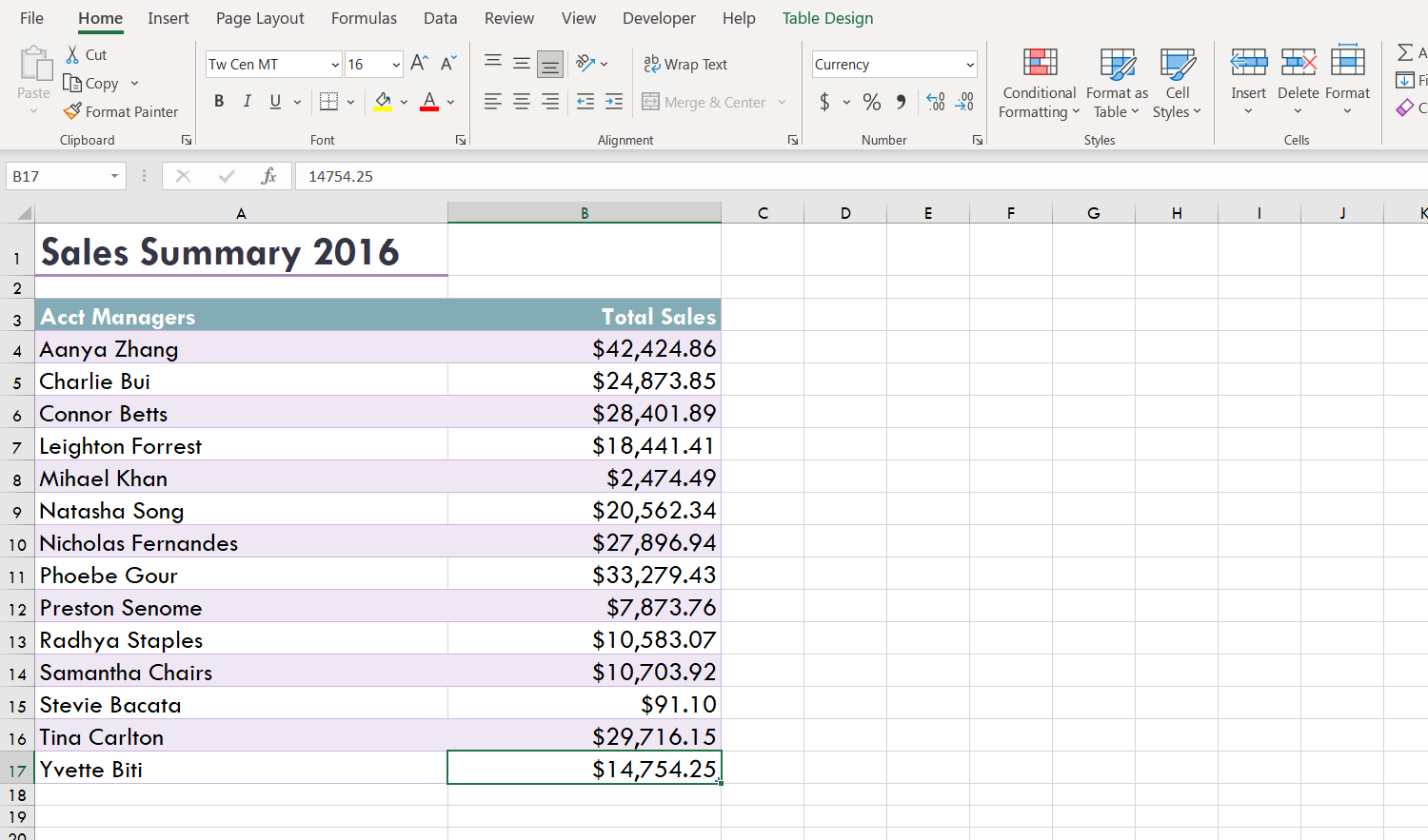 How to hide unused cells in Excel
